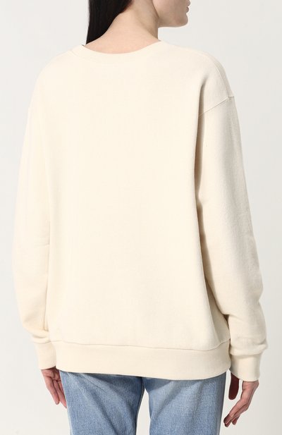 Хлопковый пуловер с круглым вырезом и принтом GUCCI, арт. 469250/X3N40, фото 4