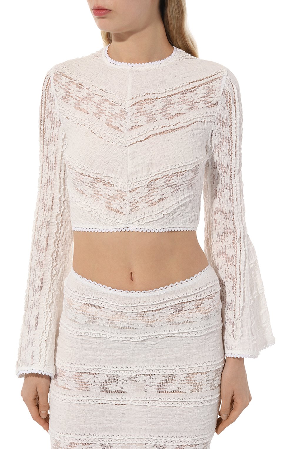 Топ CHARO RUIZ IBIZA белого цвета по цене 23700 руб., арт. 238101, фото 3 Топ CHARO RUIZ IBIZA, арт. 238101, фото 3