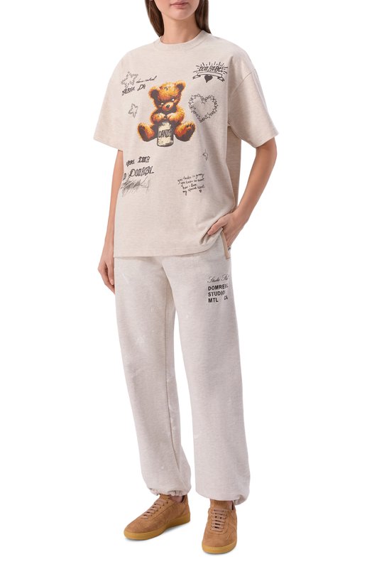 Хлопковая футболка DOMREBEL TREATS/T-SHIRT Серый  TREATS/T-SHIRT Фото 2