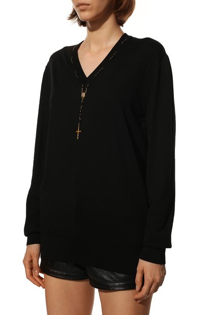 Шерстяной пуловер DOLCE & GABBANA, арт. FX086Z/JAVJY/0UTLET AW22-23, фото 3