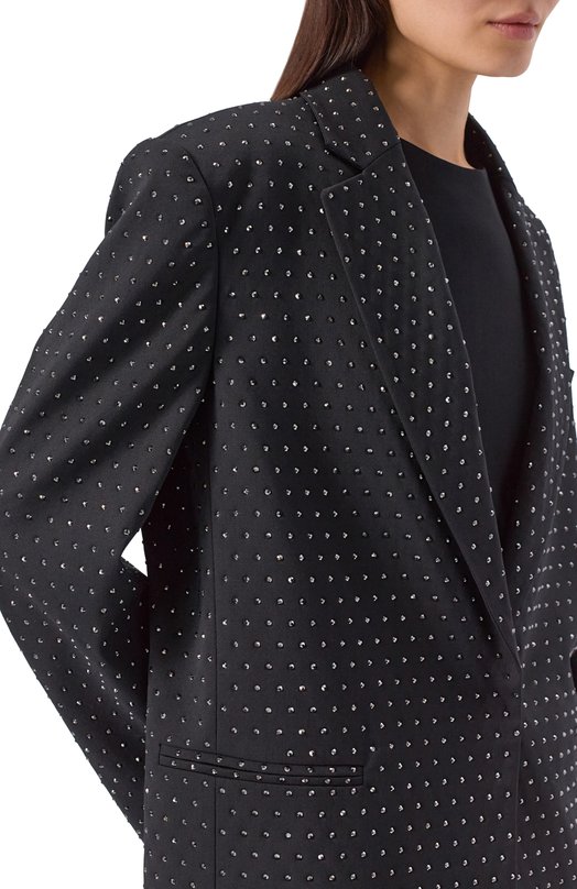 Жакет с отделкой стразами The Andamane TM183014A/TNW050 Чёрный  TM183014A/TNW050 Фото 5