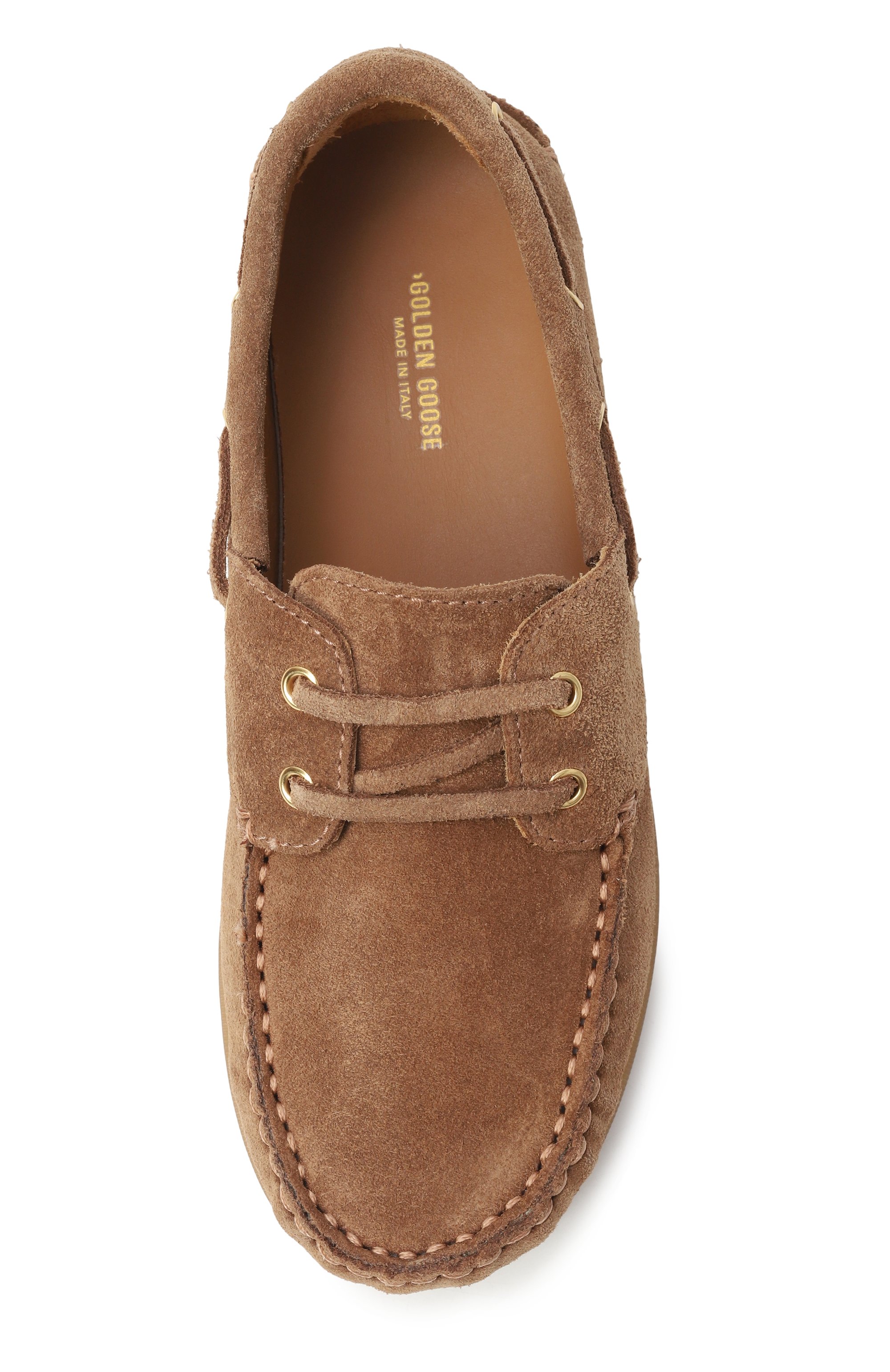 Замшевые мокасины GOLDEN GOOSE DELUXE BRAND, арт. GYF00968.F007672, фото 4