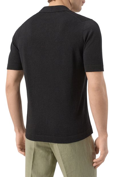 Рубашка изо льна и хлопка GRAN SASSO, арт. 57184/18637, фото 4