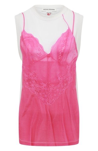 Женская хлопковая майка VICTORIA BECKHAM, арт. 1222JTS003589A