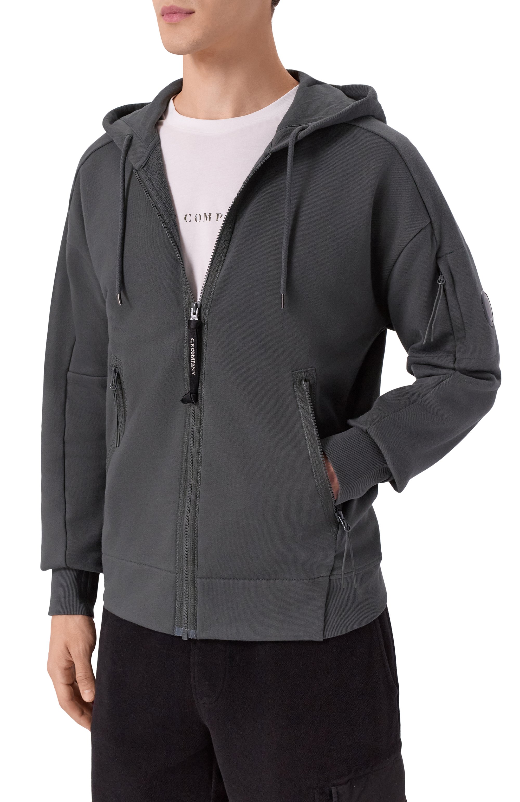 Хлопковая толстовка C.P. COMPANY, арт. 19CMSS716A005086W, фото 3