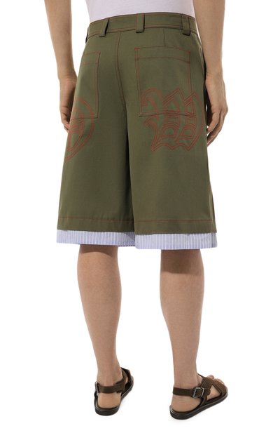 Хлопковые шорты OFF-WHITE, арт. 0MCB072F24FAB001, фото 4