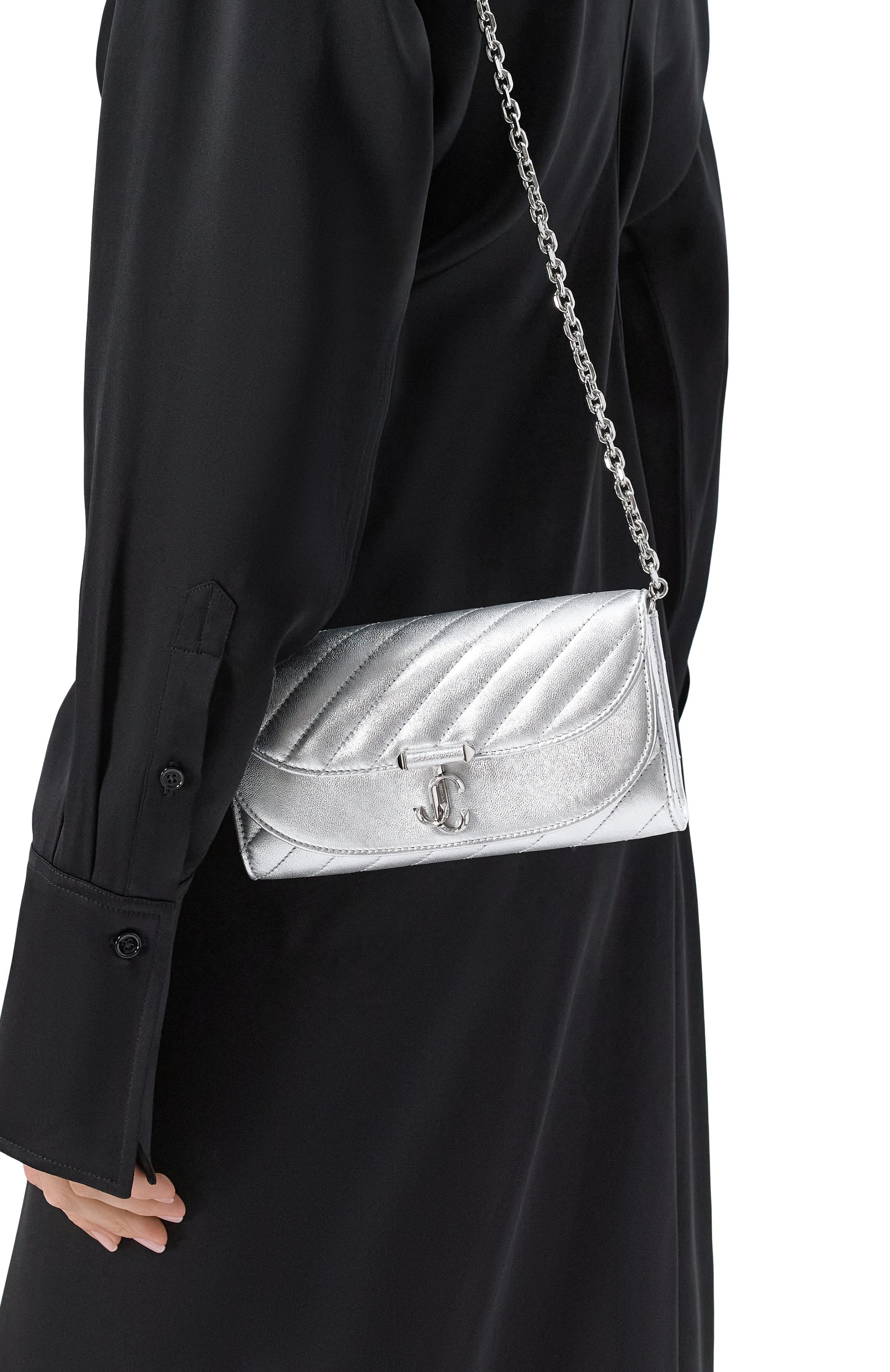 Клатч curve JIMMY CHOO, арт. AVNCURVEWALCHNRBA, фото 2