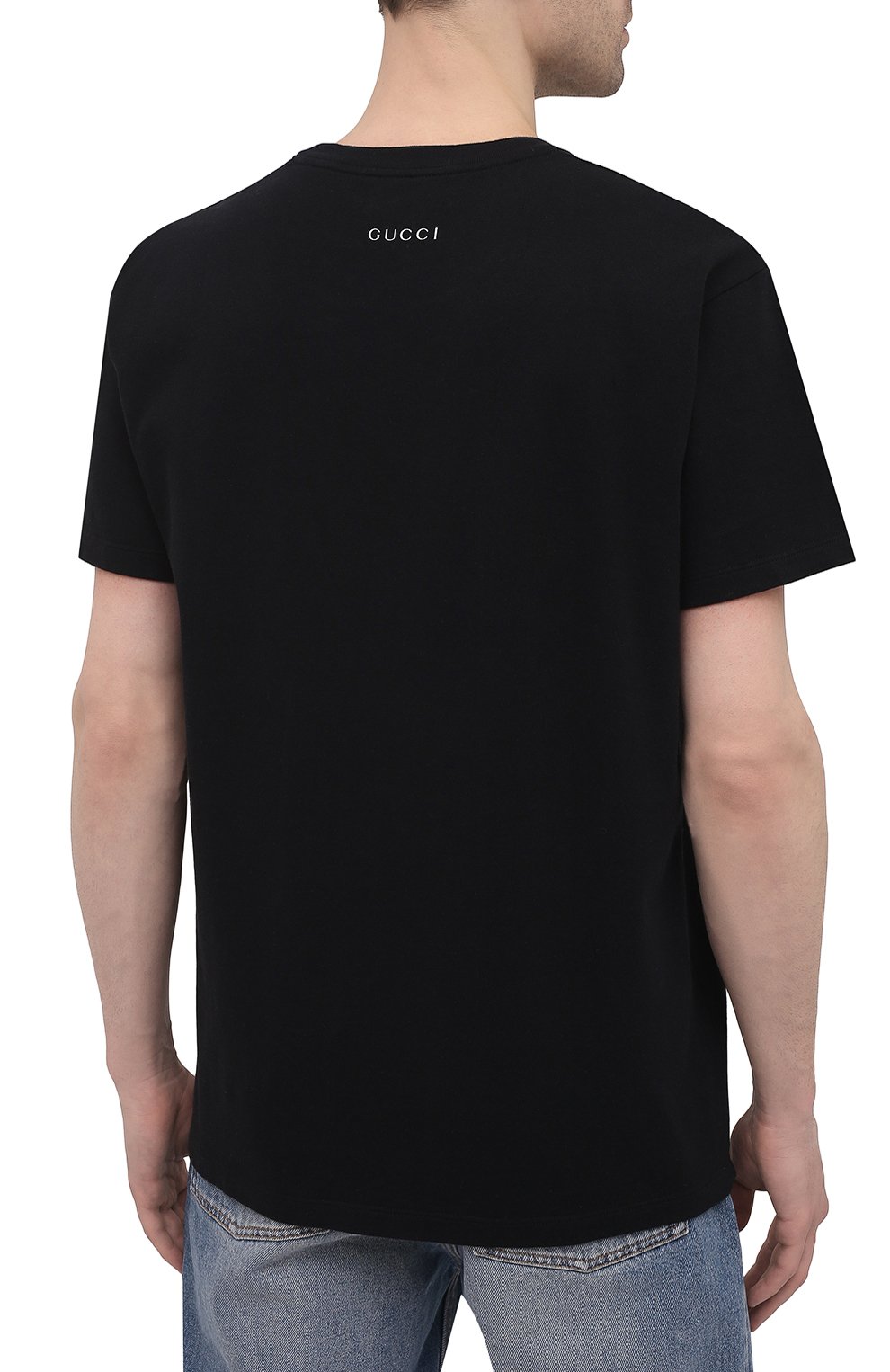 Хлопковая футболка disney x gucci GUCCI, арт. 548334/XJDAF, фото 4