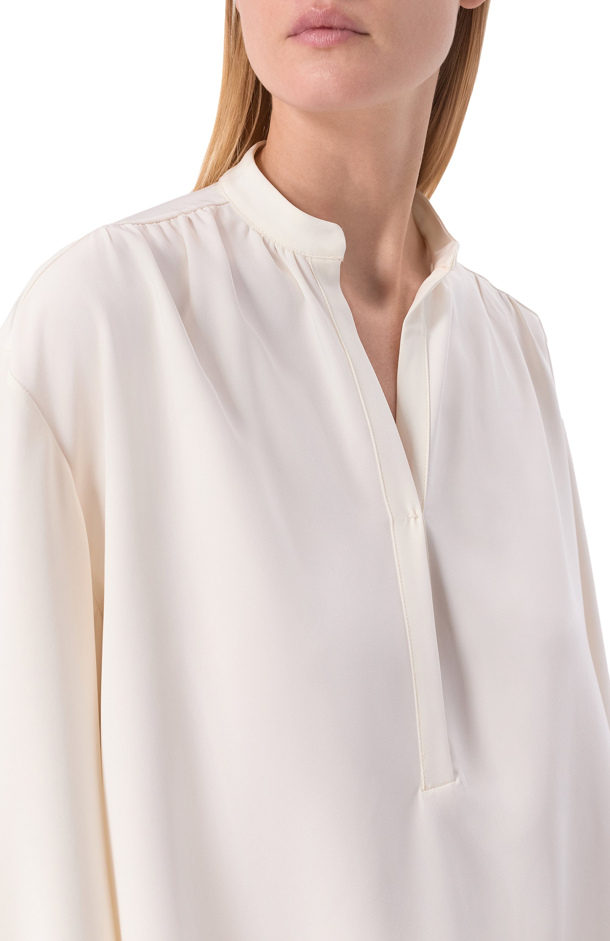 Шелковая блузка KITON, арт. D61422K0977, фото 5