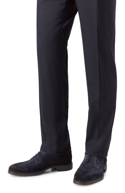 Замшевые дерби easy SANTONI, арт. MGEG19291NEAXGEX, фото 3