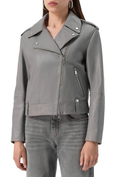 Кожаная куртка BOSS ORANGE, арт. 50541769, фото 3