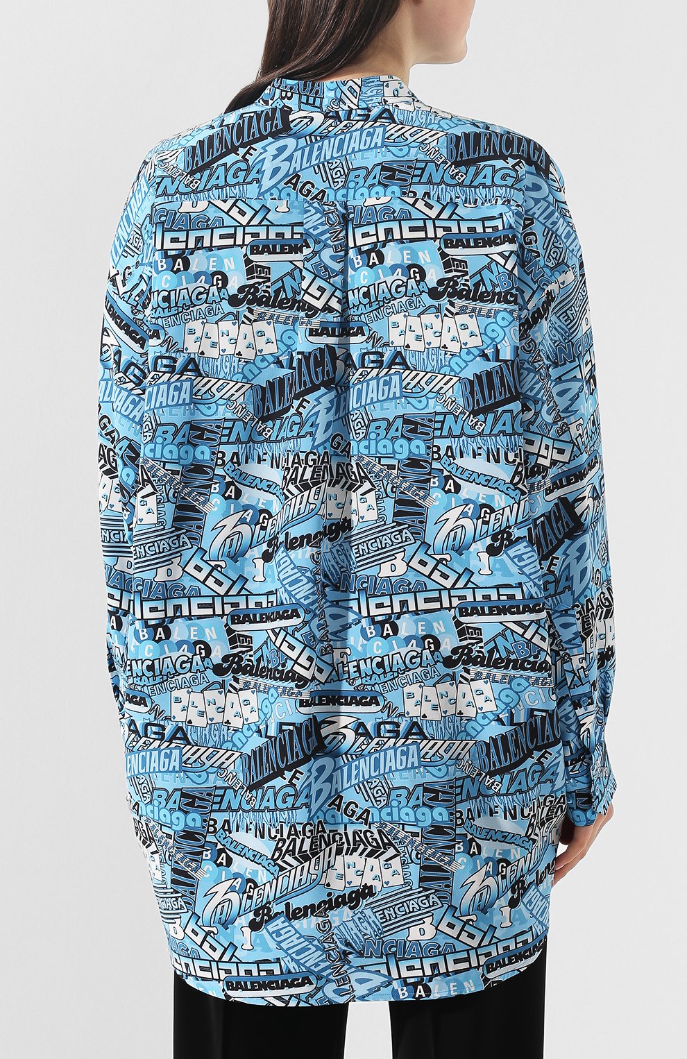 Шелковая блузка BALENCIAGA, арт. 571280/TELF7, фото 4
