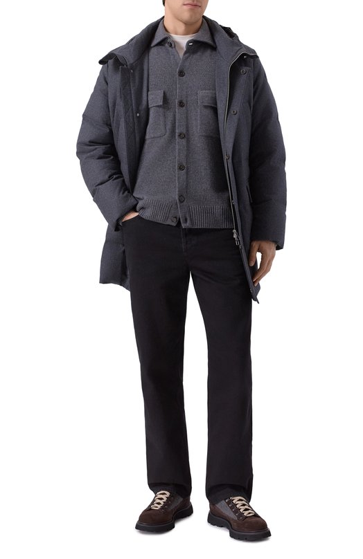 Комбинированные ботинки Doucal's DU3486G0TNPT814N Коричневый  DU3486G0TNPT814N Фото 2