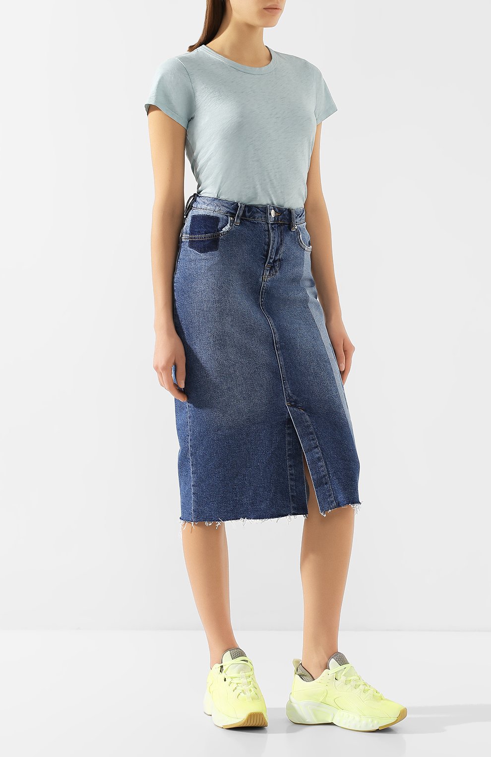 Хлопковая футболка RAG AND BONE, арт. WCC19HT034CH34, фото 2