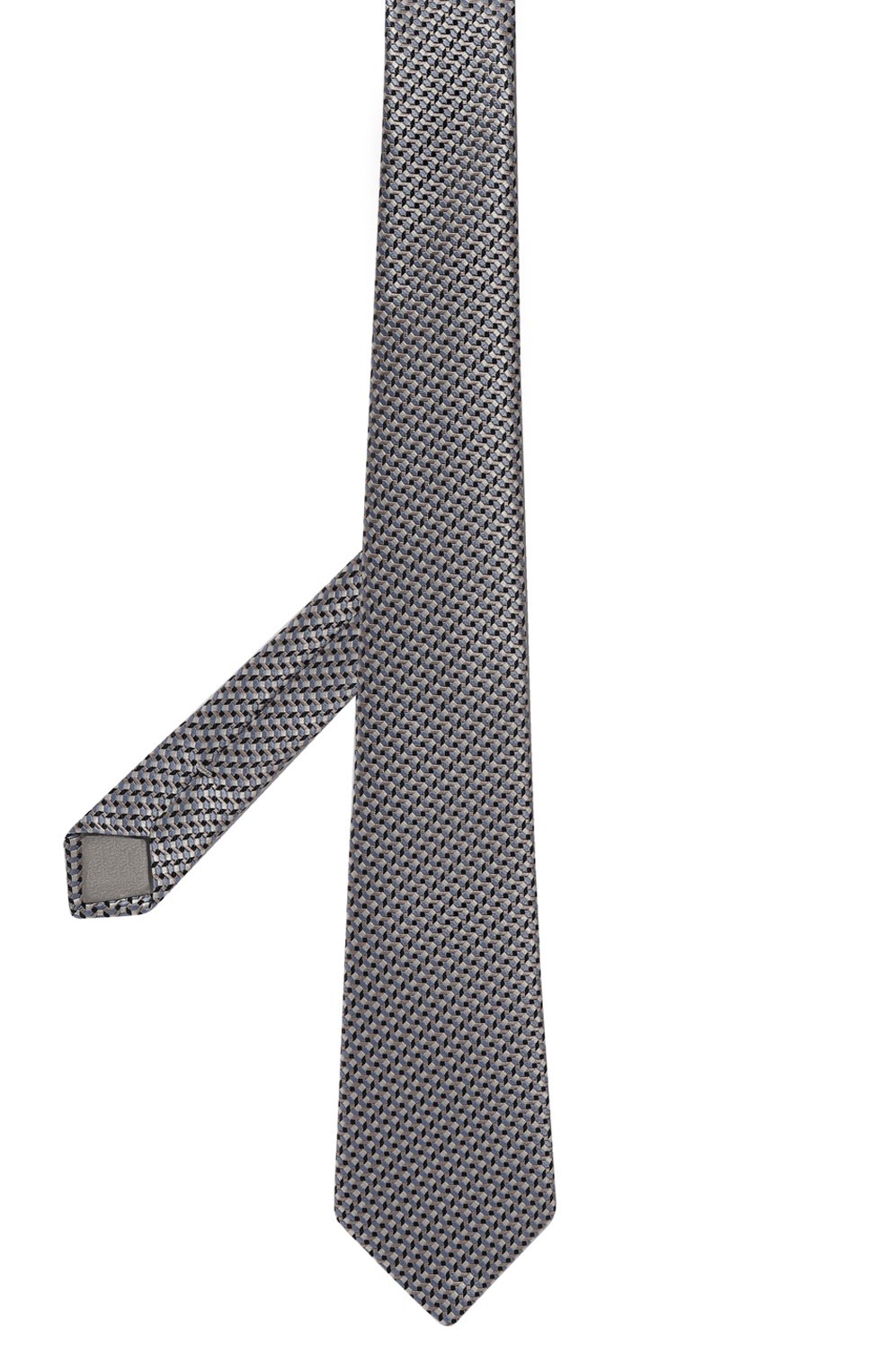 Шелковый галстук GIORGIO ARMANI светло-серого цвета по цене 21250 руб., арт. 360054/4R925, фото 3 Шелковый галстук GIORGIO ARMANI, арт. 360054/4R925, фото 3