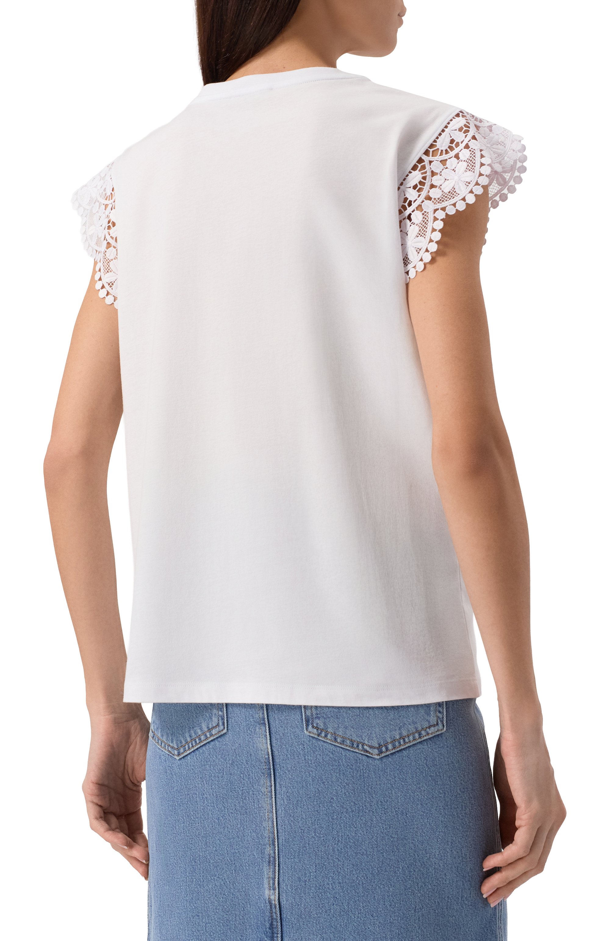 Хлопковая футболка TWINSET, арт. 251TT2411, фото 4