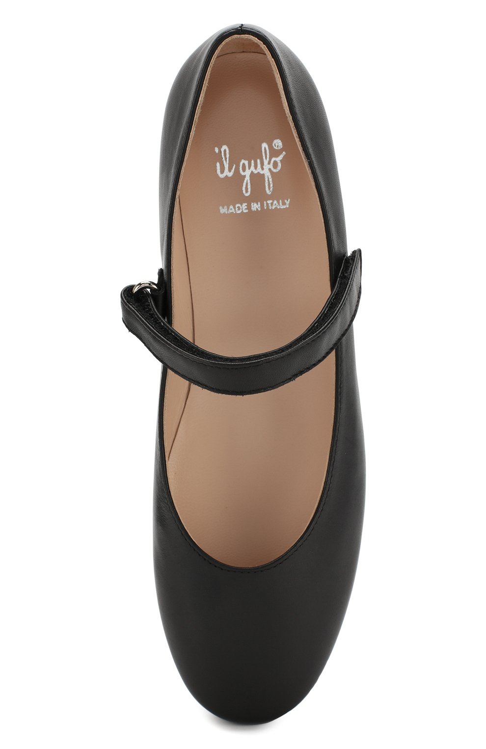 Кожаные балетки с застежкой велькро IL GUFO синего цвета по цене 21650 руб., арт. G289/VITELL0 NAPPAC0L0RS/35-42, фото 4 Кожаные балетки с застежкой велькро IL GUFO, арт. G289/VITELL0 NAPPAC0L0RS/35-42, фото 4