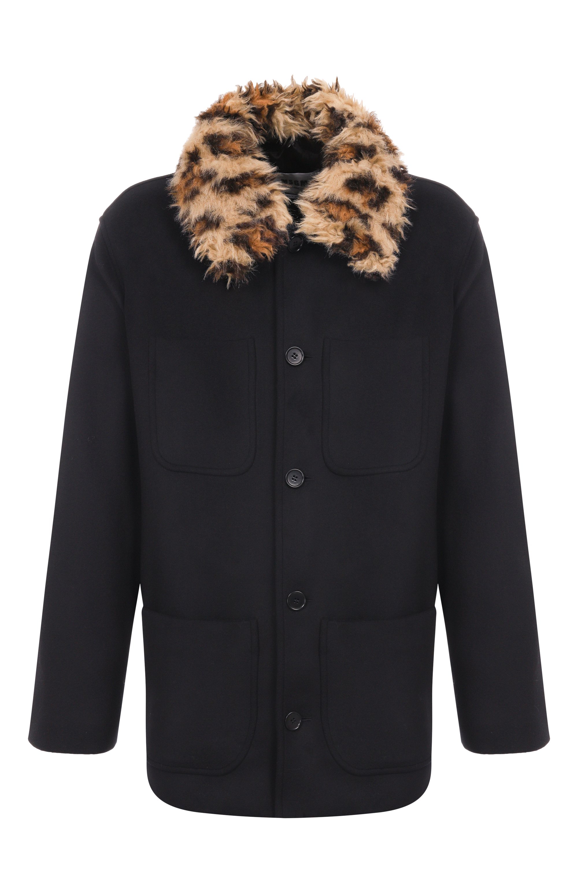 Шерстяное пальто MSGM, арт. 3940MH25/257603, фото 1