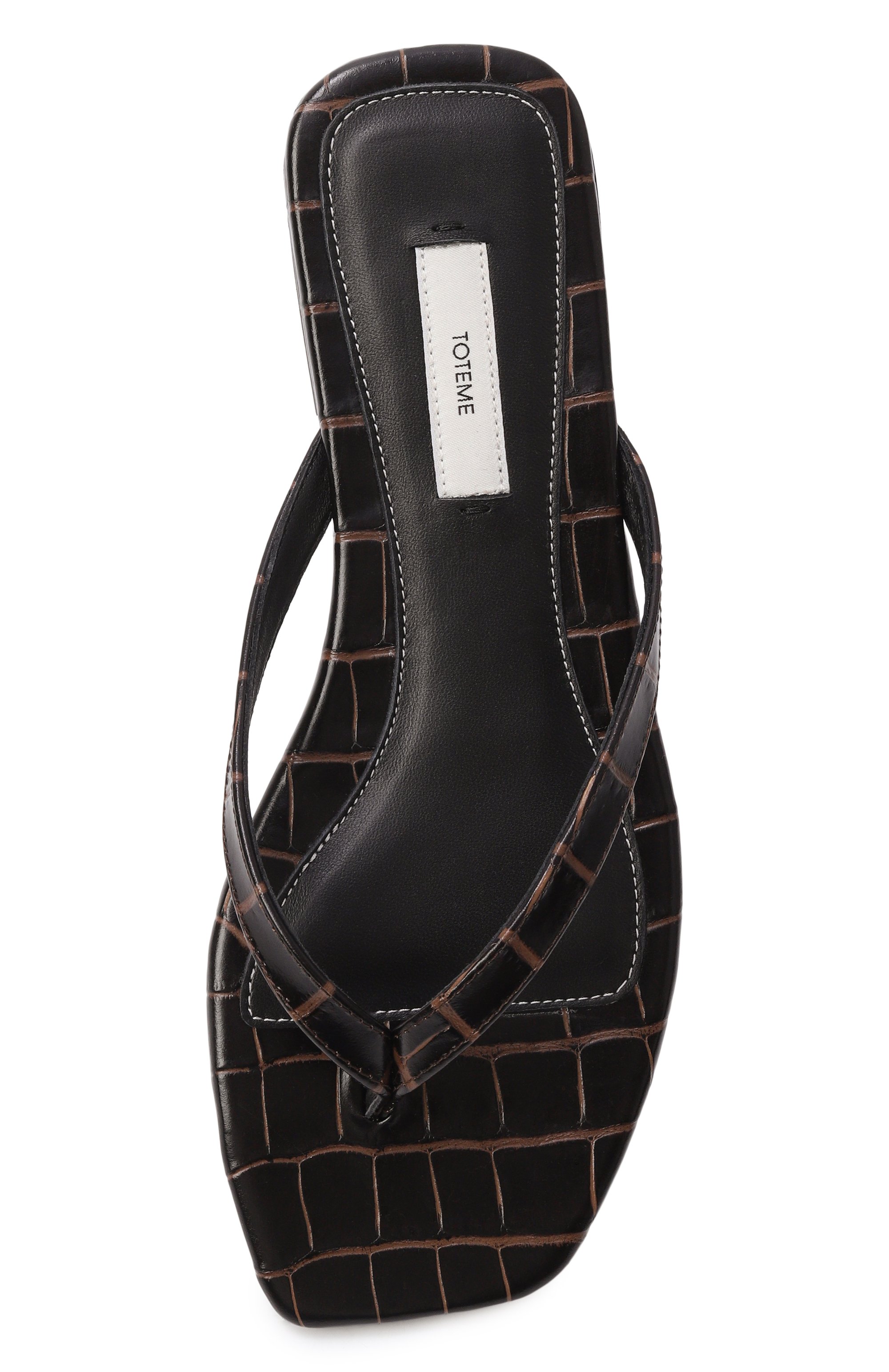 Кожаные шлепанцы TOTEME, арт. 252-WAS4557-LE0076, фото 6