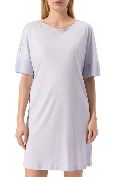 Сорочка ZIMMERLI голубого цвета по цене 31550 руб., арт. 900-55104, фото 3 Сорочка ZIMMERLI, арт. 900-55104, фото 3