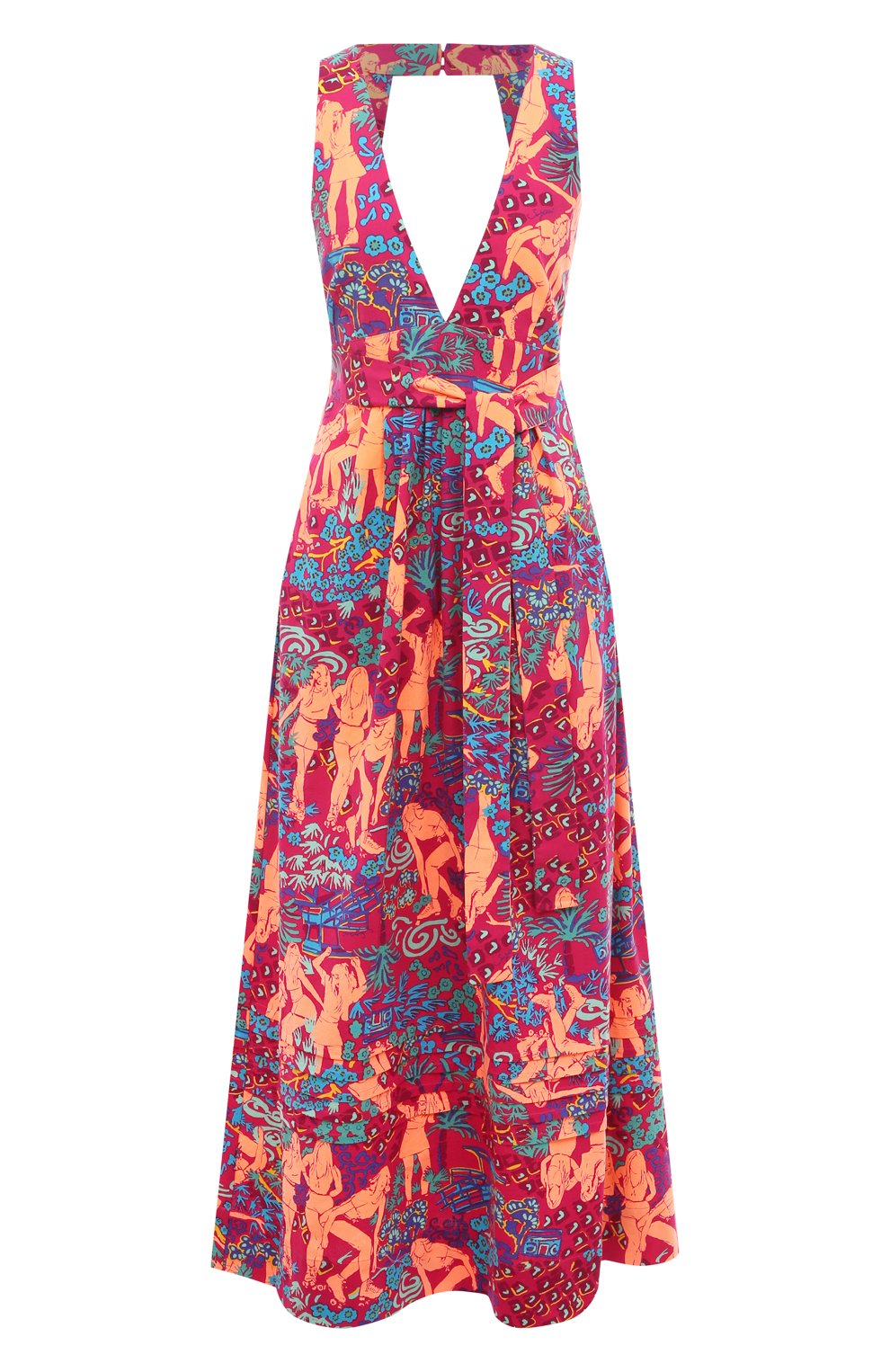 Хлопковое платье SEE BY CHLOÉ разноцветного цвета по цене 68050 руб., арт. CHS23UR011/028, фото 1 Хлопковое платье SEE BY CHLOÉ, арт. CHS23UR011/028, фото 1