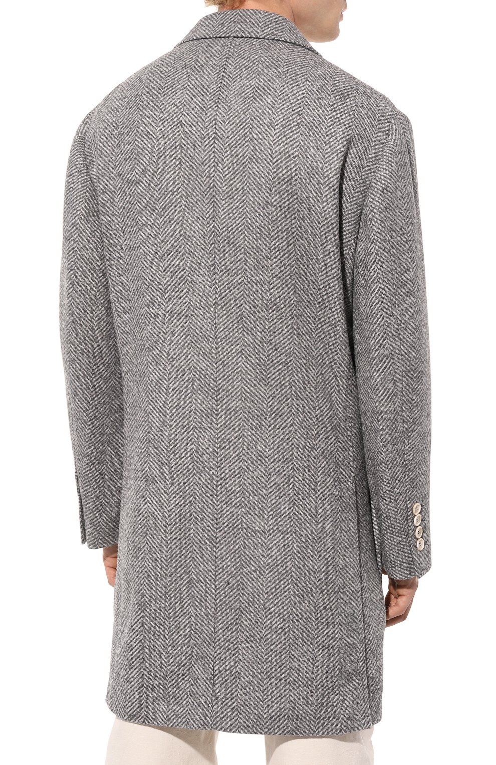 Шерстяное пальто BRUNELLO CUCINELLI, арт. MQ4749039, фото 4