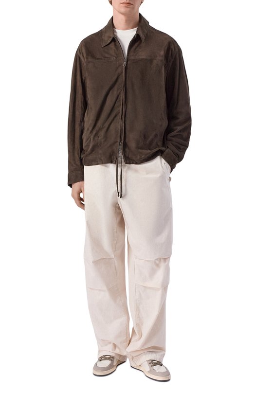 Кожаные кеды Ballstar Golden Goose Deluxe Brand GMF00832.F008158 Белый  GMF00832.F008158 Фото 2