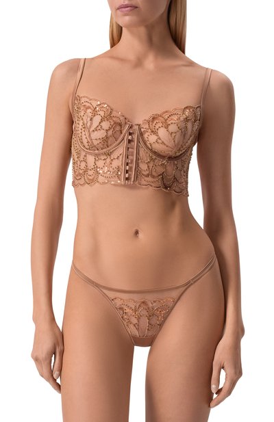 Трусы-стринги LIVY бежевого цвета по цене 13350 руб., арт. 655095169, фото 2 Трусы-стринги LIVY, арт. 655095169, фото 2