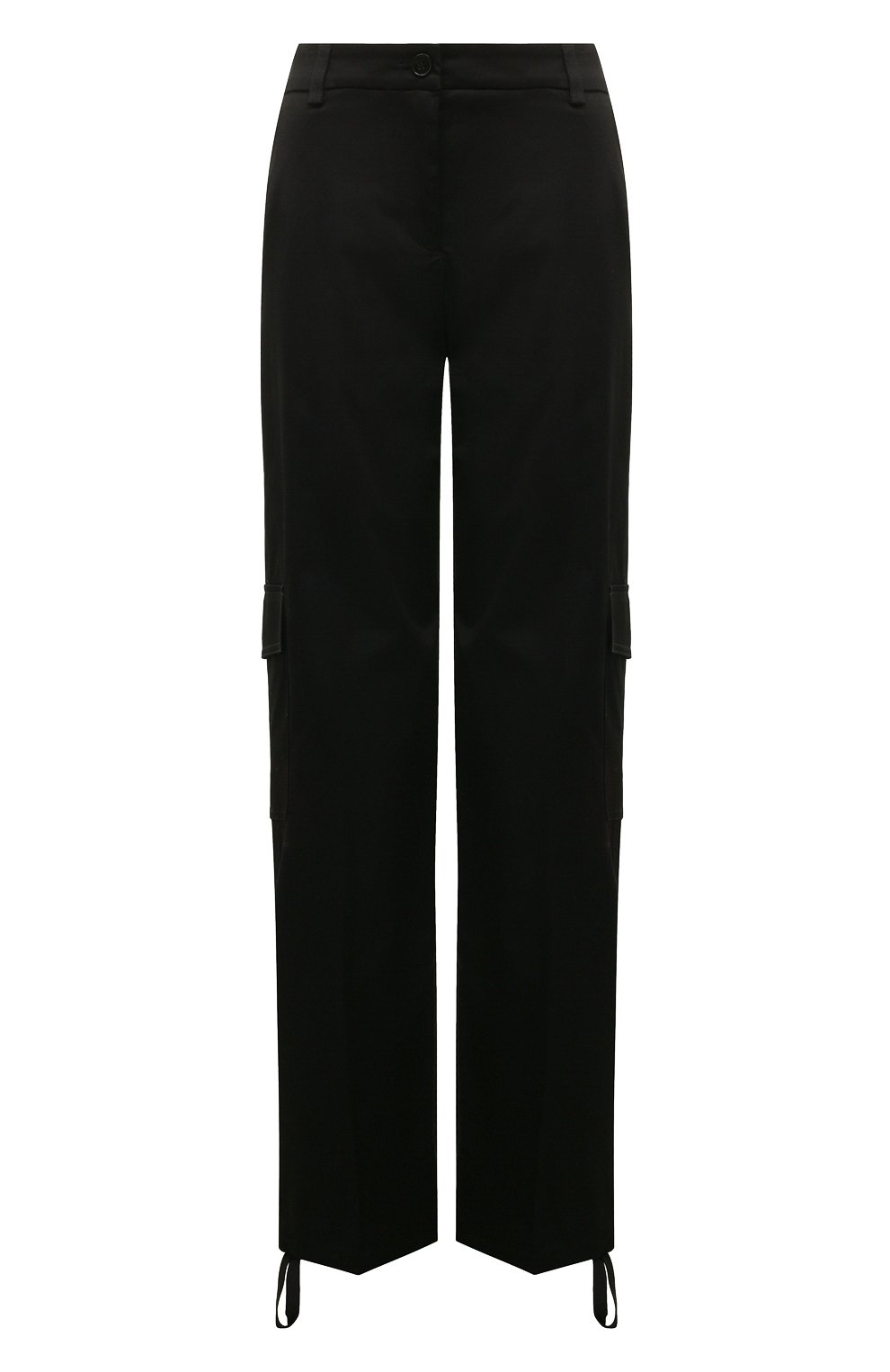 Хлопковые брюки AGREEG черного цвета по цене 75000 руб., арт. 15041078, фото 1 Хлопковые брюки AGREEG, арт. 15041078, фото 1