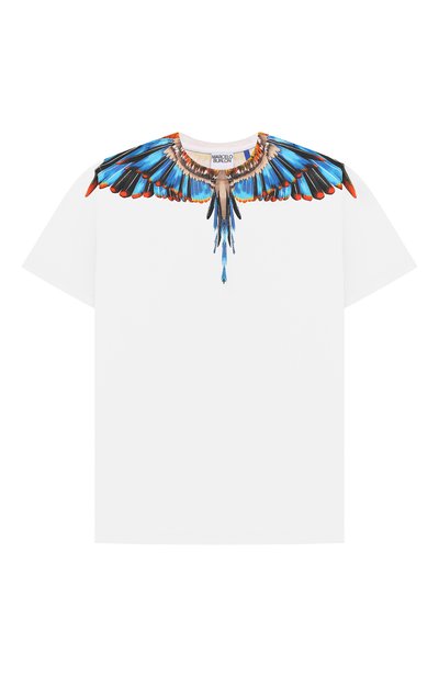 Хлопковая футболка MARCELO BURLON KIDS OF MILAN, арт. CBAA002F21JER009, фото 1