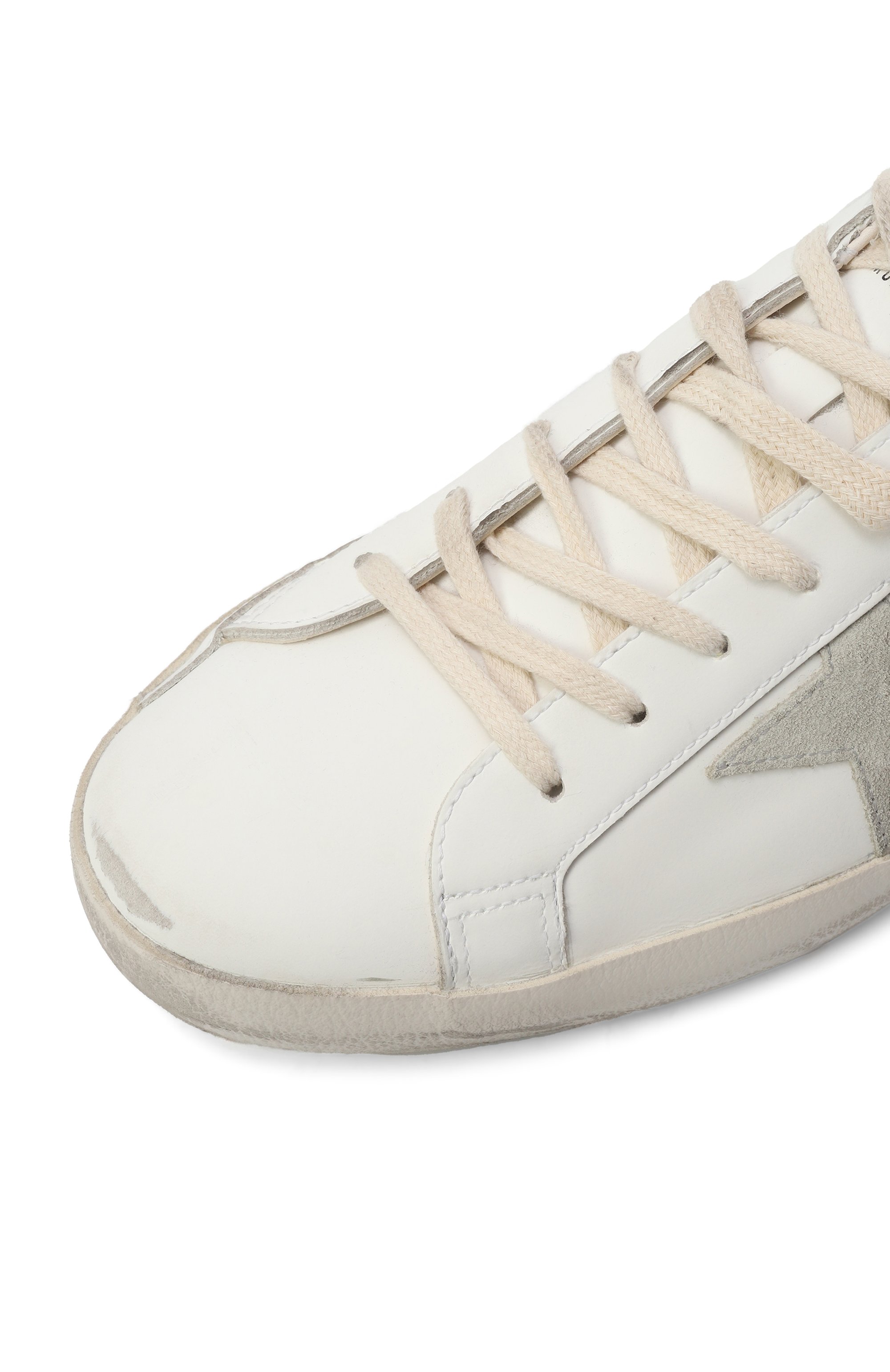 Кожаные кеды super-star GOLDEN GOOSE DELUXE BRAND, арт. GMF00102.F006899, фото 7