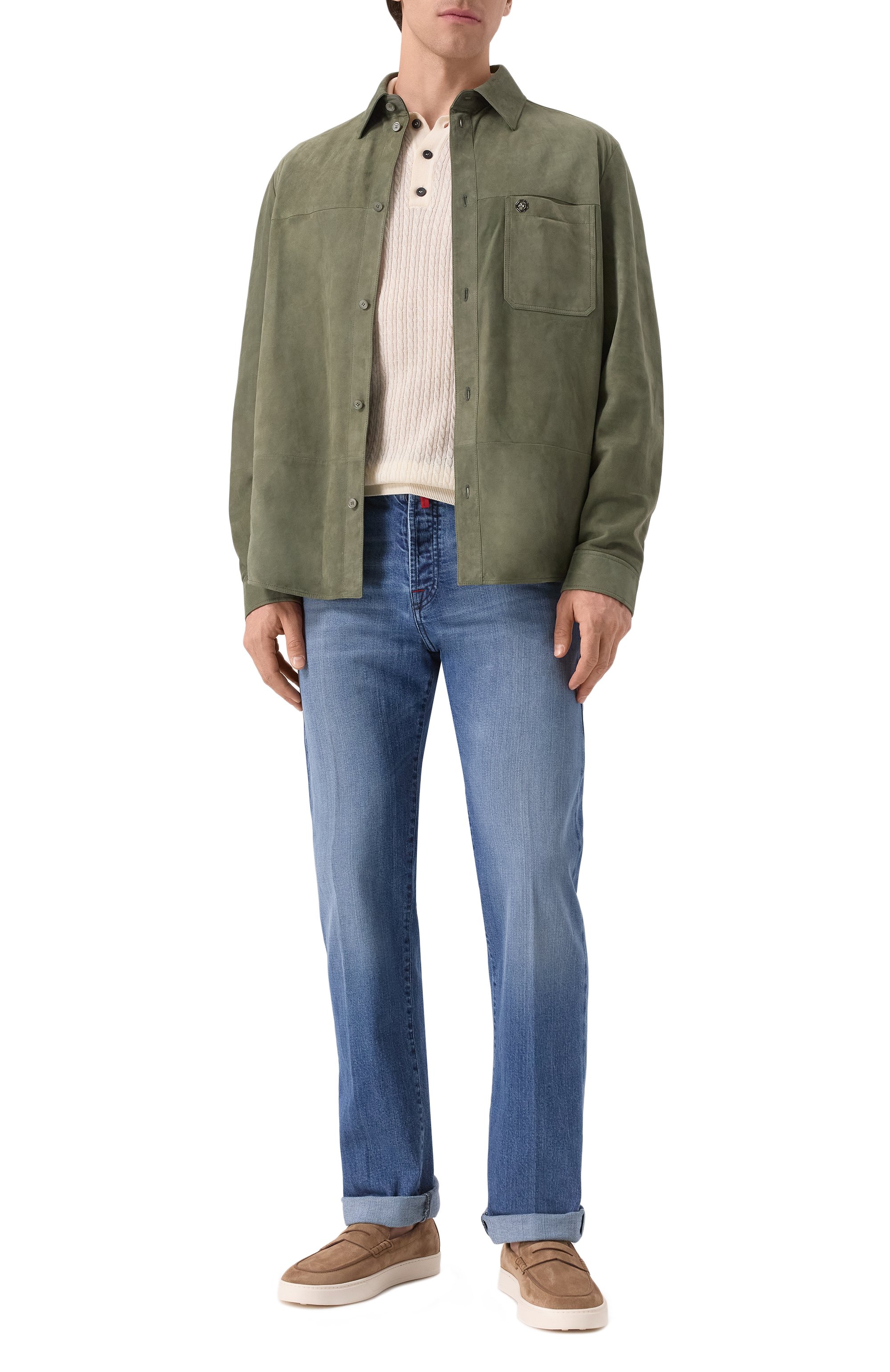 Замшевая куртка-рубашка STEFANO RICCI, арт. M7J5100283/SUESN4, фото 2