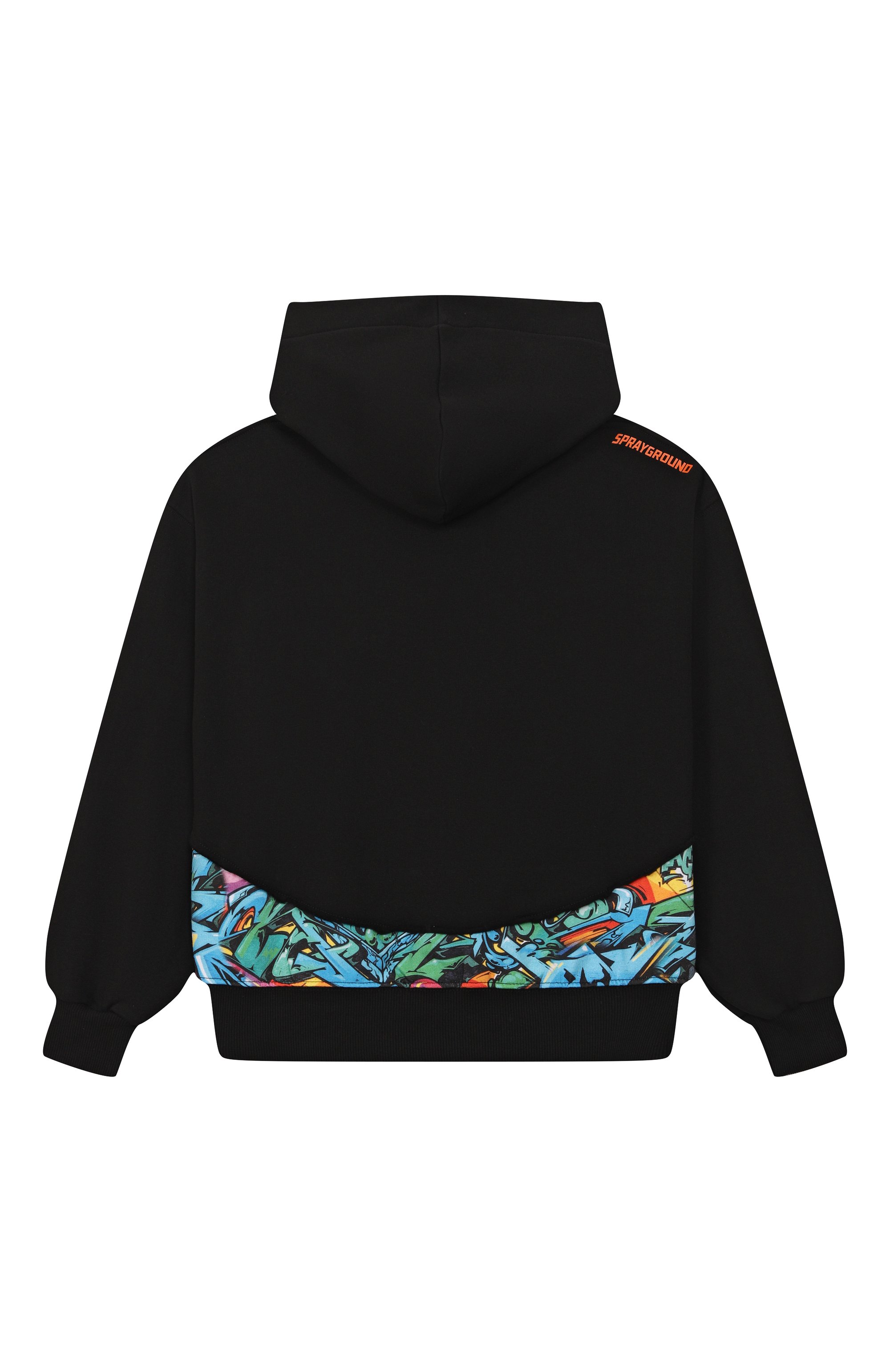 Хлопковое худи SPRAYGROUND черного цвета по цене 18800 руб., арт. SPY1237G, фото 2 Хлопковое худи SPRAYGROUND, арт. SPY1237G, фото 2