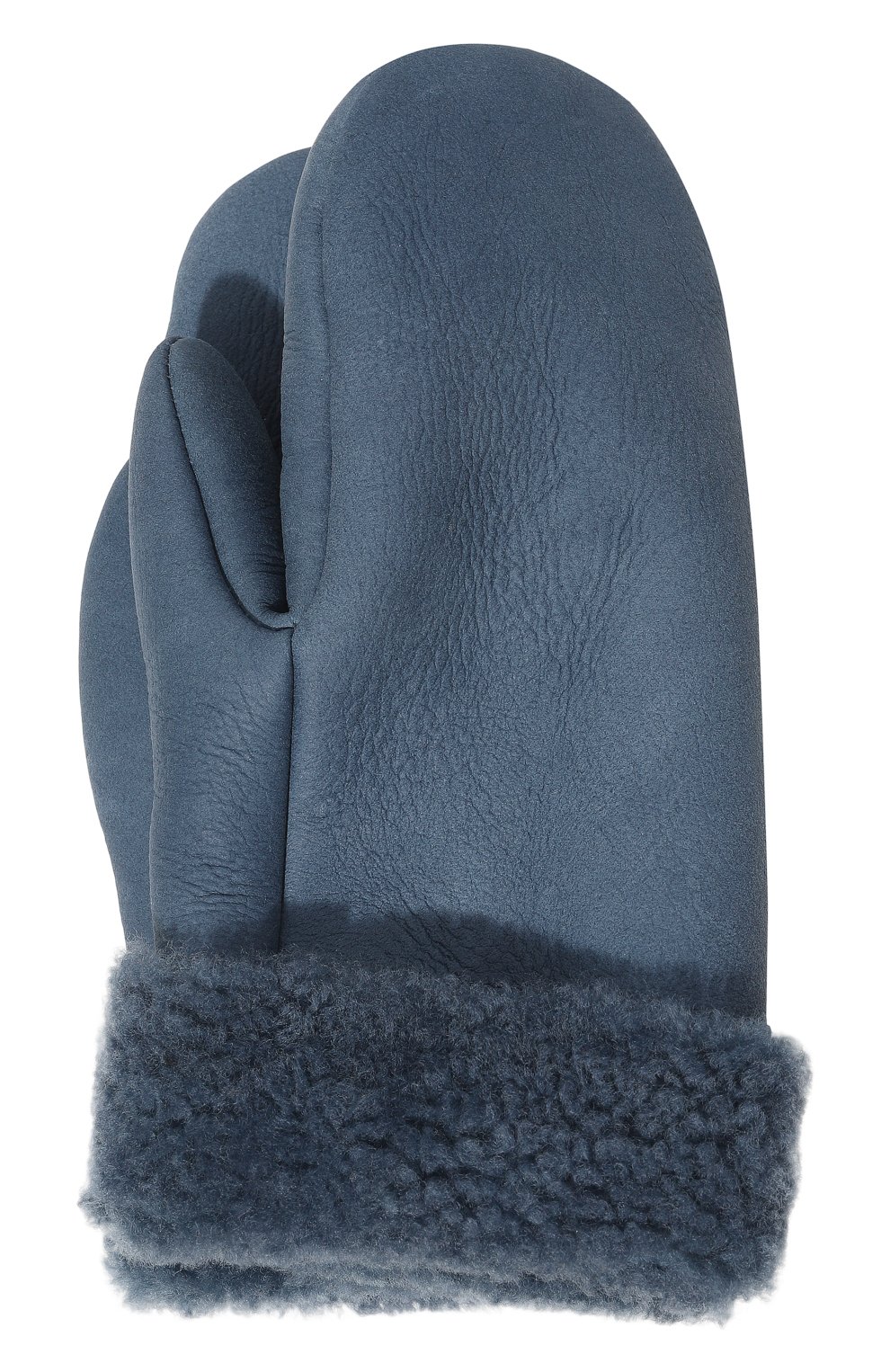 Варежки из овчины MASLOV синего цвета по цене 18040 руб., арт. М01, фото 1 Варежки из овчины MASLOV, арт. М01, фото 1