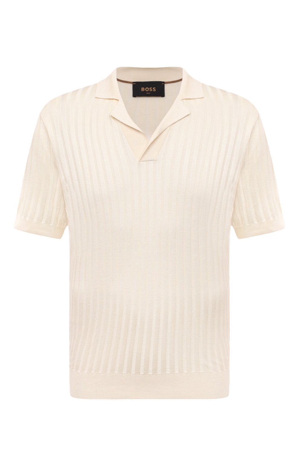 Шелковое поло BOSS CAMEL, арт. 50495452, фото 1