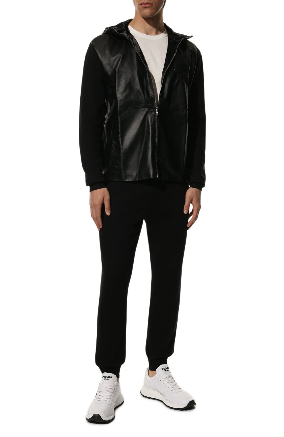 Джоггеры из кашемира и шелка PRADA, арт. UMP101-1Z4R-F0002-221, фото 2