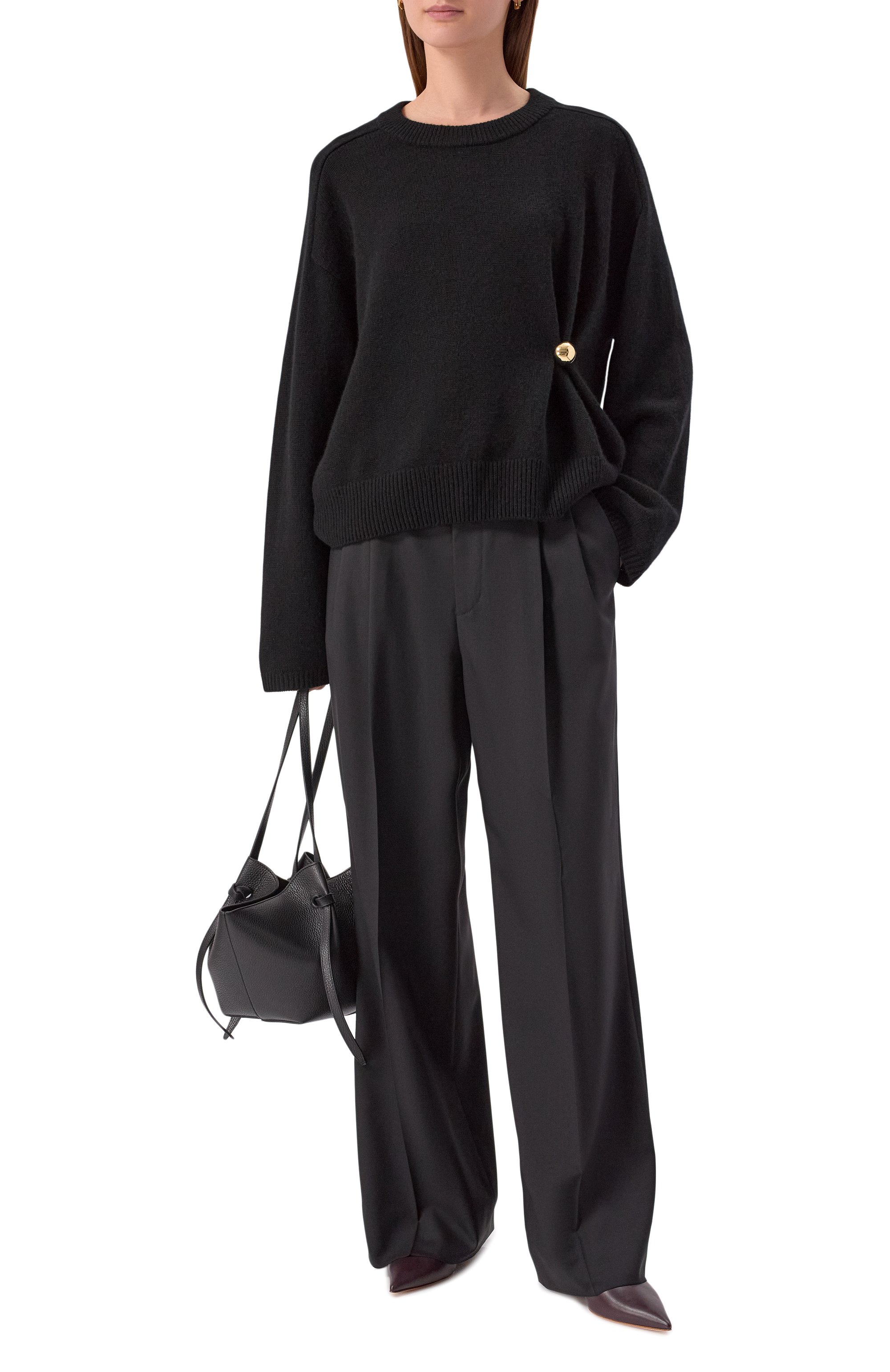 Кашемировый свитер LOULOU DE SAISON, арт. BILL, фото 2