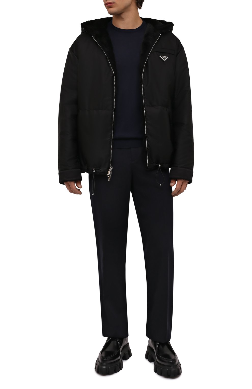 Кожаные дерби PRADA, арт. 2EE361-B4L-F0002, фото 2