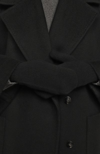 Варежки из шерсти и кашемира CANOE черного цвета по цене 8360 руб., арт. 6202210, фото 2 Варежки из шерсти и кашемира CANOE, арт. 6202210, фото 2