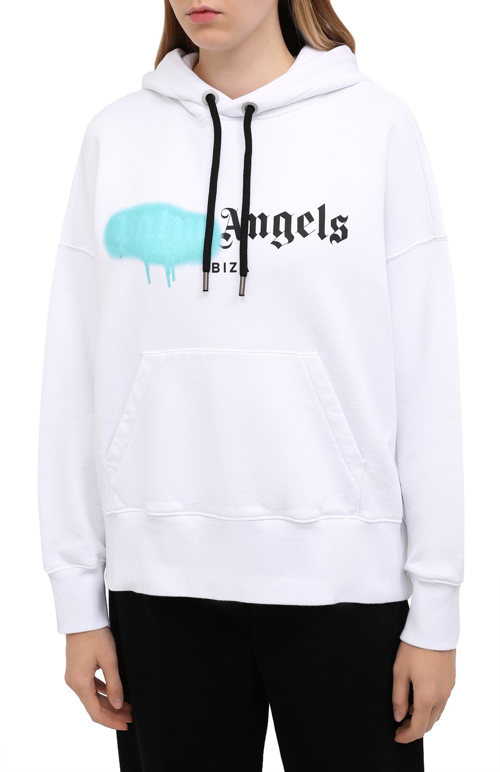 Хлопковое худи PALM ANGELS, арт. PWBB023F20FLE0010147, фото 3
