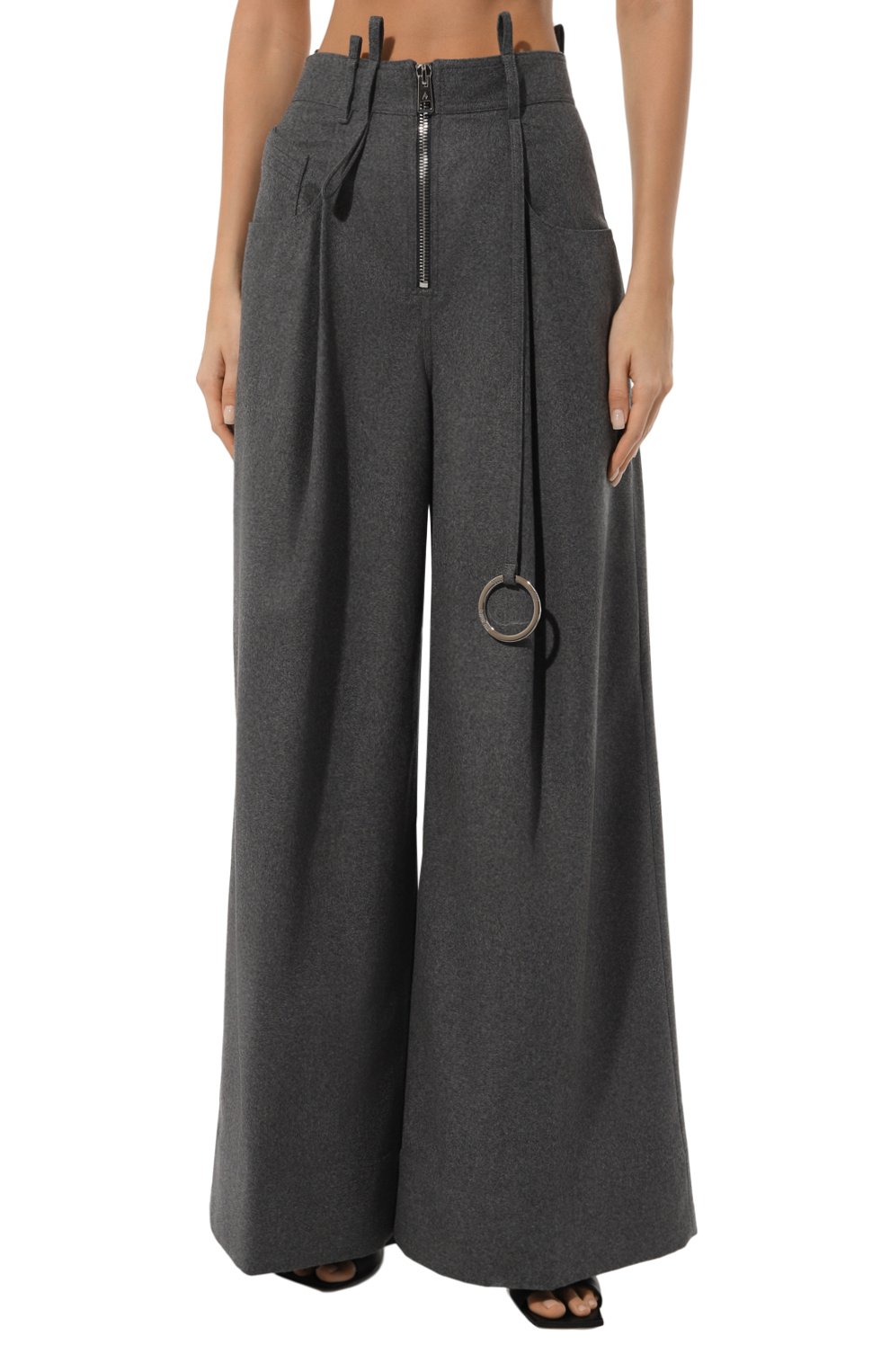 Шерстяные брюки THE ATTICO, арт. 248WCP148/W055, фото 3