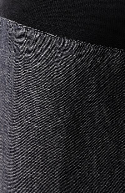 Льняные брюки 120% LINO синего цвета по цене 32850 руб., арт. Y0M29DG/000E425/100, фото 5 Льняные брюки 120% LINO, арт. Y0M29DG/000E425/100, фото 5