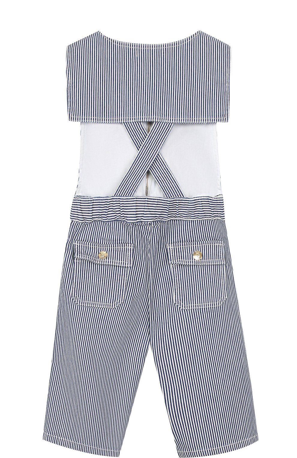 Джинсовый комбинезон на молнии с поясом CHLOÉ, арт. C14544/6A-12A, фото 2