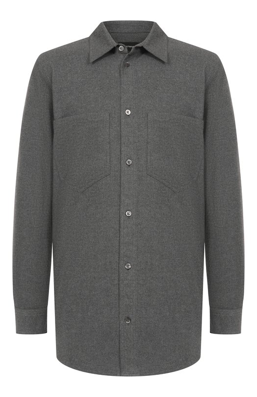 Хлопковая рубашка Emporio Armani EM001604/TE16011 Серый EM001604/TE16011