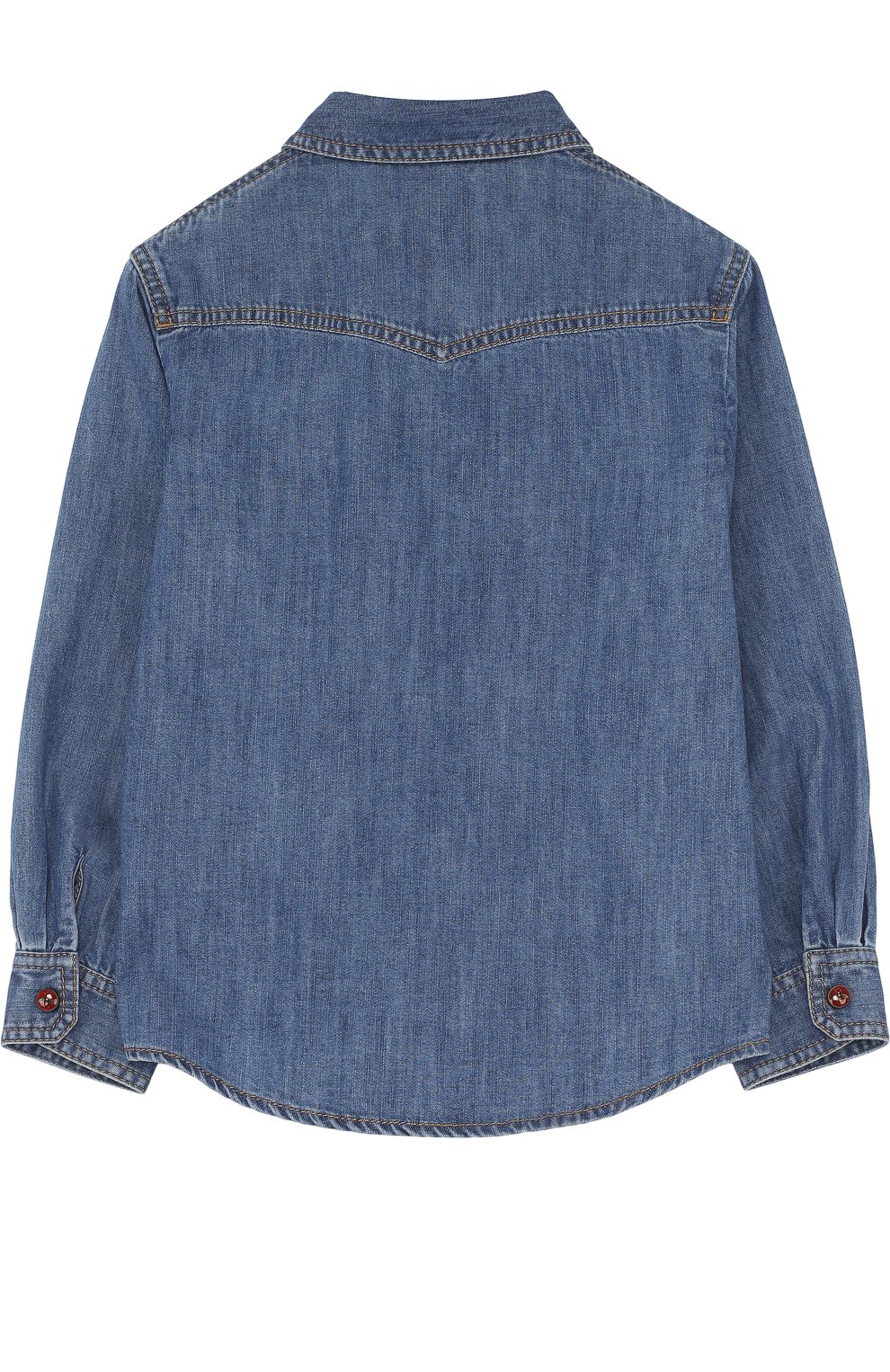 Джинсовая рубашка с накладными карманами GUCCI, арт. 499965/XD719, фото 2