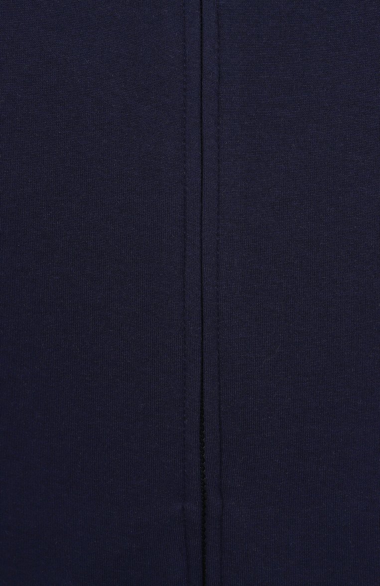 Мужской толстовка из хлопка и кашемира BRUNELLO CUCINELLI темно-синего цвета, арт. MM8319089G | Фото 6 (Длина (для топов): Удлиненные; Материал внешний: Хлопок; Рукава: Длинные; Стили: Кэжуэл; Мужское Кросс-КТ: Толстовка-одежда; Автоматизация ТО: Проставлено; Автоматизация состава: Проставлено; Размерность: Идёт в размер)