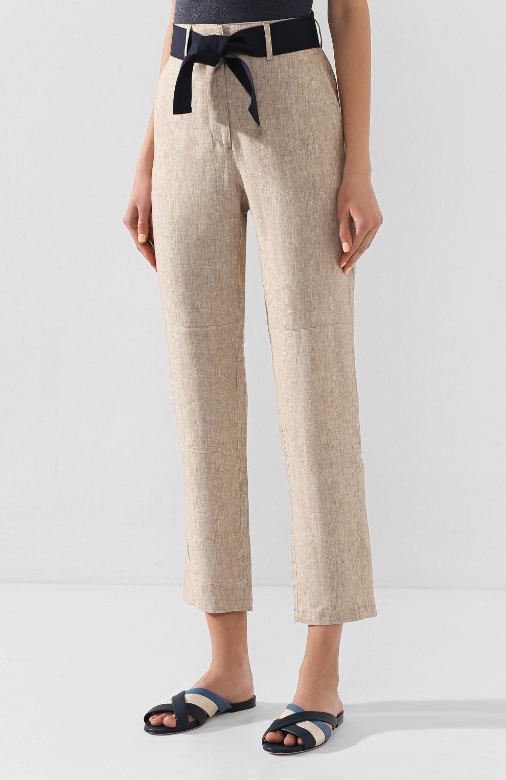 Льняные брюки ELEVENTY, арт. A80PANA15 TES0A017, фото 3