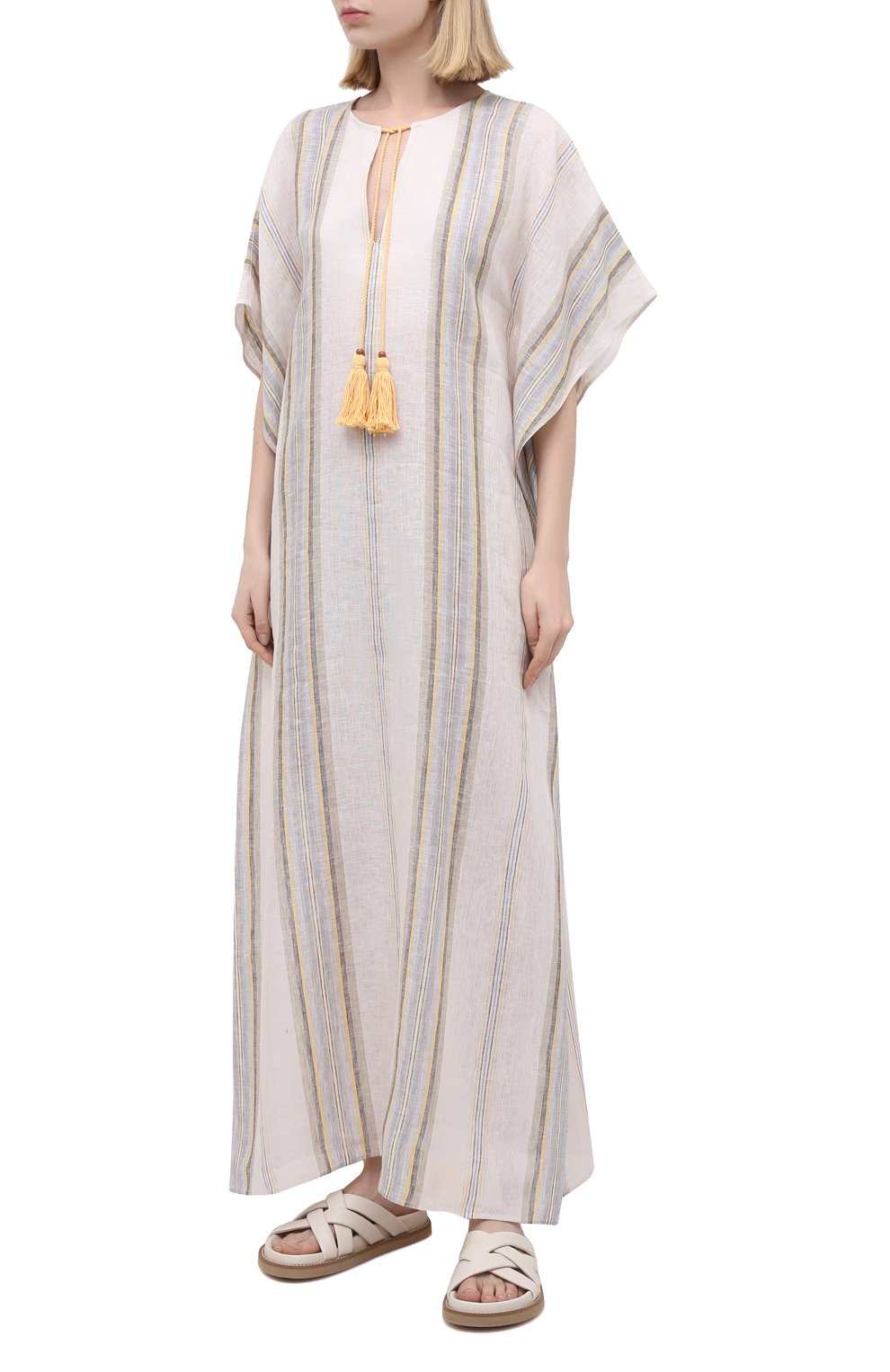 Льняная туника TORY BURCH, арт. 87530, фото 3