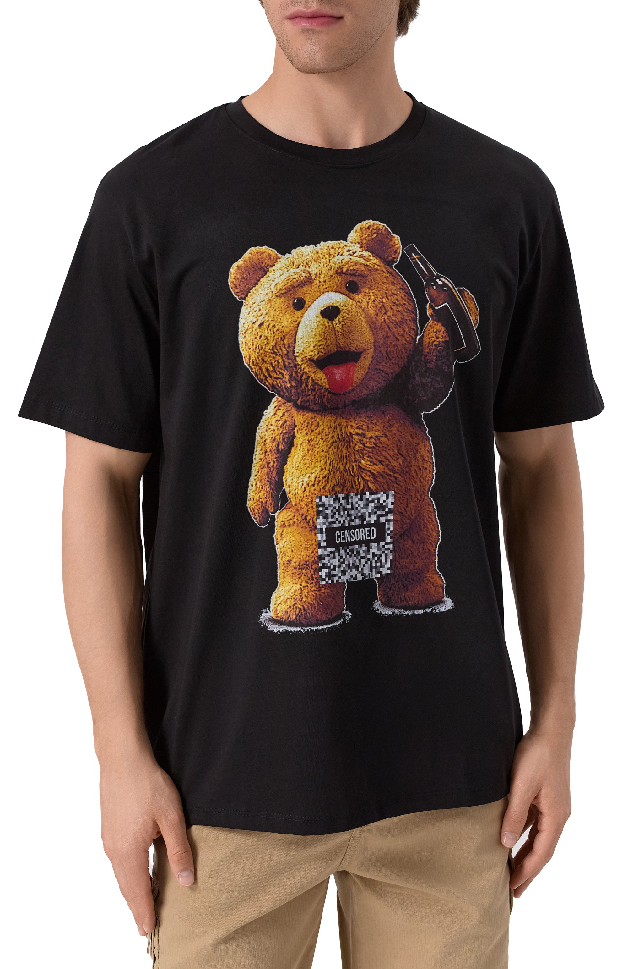 Хлопковая футболка BISIBIGLIO черного цвета по цене 12800 руб., арт. SEG TEDDY CENS, фото 3 Хлопковая футболка BISIBIGLIO, арт. SEG TEDDY CENS, фото 3