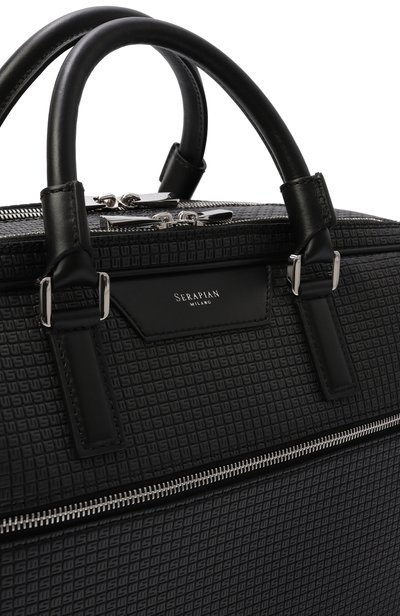 Портфель SERAPIAN MILANO темно-серого цвета по цене 207000 руб., арт. SRSTSMLL596940F, фото 5 Портфель SERAPIAN MILANO, арт. SRSTSMLL596940F, фото 5